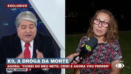 Vó relata o desespero ao ter neto que usa a droga K9 03/04/2023 09:10:17