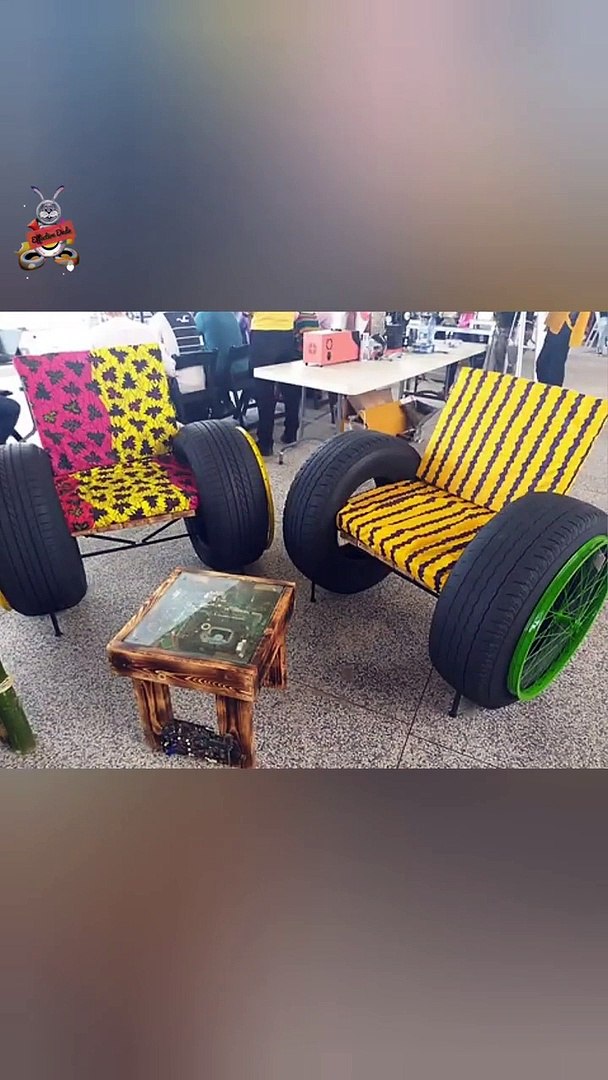 Decoração de jardim com pneus velhos--Decoração de jardim #shorts #viral #old #pneus #design