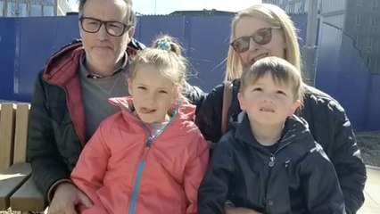 The opening of Pounds Park in Sheffield city centre