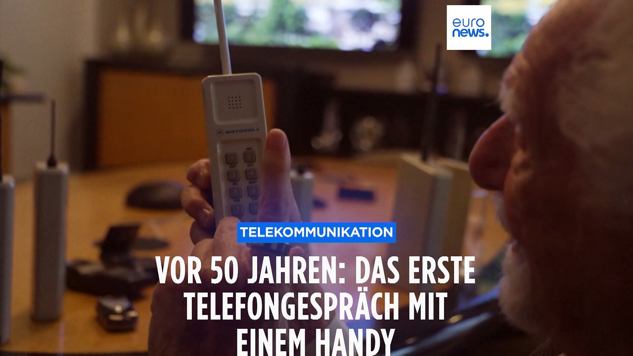 Schon 50 Jahre her: Am 3. April 1973 führte Martin Cooper das erste ...