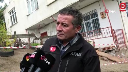 Ordu’da heyelan: Bir ev yan yattı