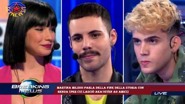 Martina Miliddi parla della fine della storia con Renda (per cui lasciò Aka7even ad Amici)