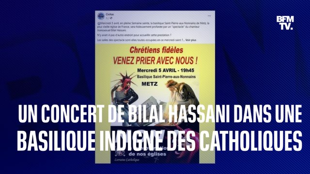 Un concert de Bilal Hassani prévu dans une ancienne basilique provoque la colère de catholiques radicaux