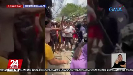 下载视频: Mga taga-Pangarap Village sa Caloocan at mga tauhan ng kumpanyang may-ari ng lupa, nagkagulo | 24 Oras