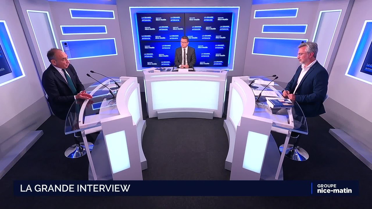 "Marseille n'est plus vraiment une ville française, Nice en prend le chemin" : Eric Zemmour dénonce les "milices islamiques" sur le plateau de Nice-Matin