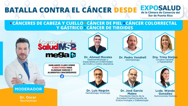 Batalla contra el cáncer desde ExpoSalud: cáncer de tiroides, gástrico, de piel y otros - #ExpertosEnSalud