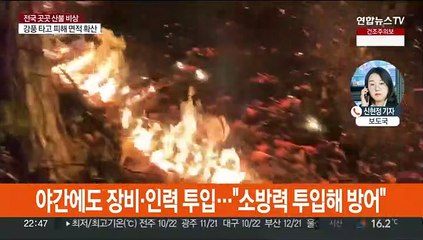 경북 영주 대응 3단계…홍성·대전 이틀째 진화작업
