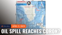 New map from US shows oil spill possibly reaching Coron, Palawan