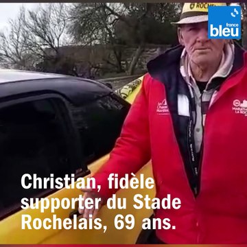 Christian, fidèle supporter du Stade Rochelais