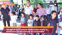 “Es importante seguir trabajando junto al ministerio de Prevención de Adicciones”, indicó la subsecretaria de educación Cielo Linares