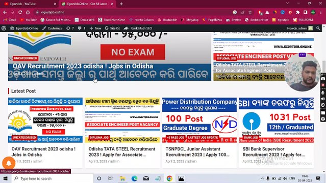 OAV Recruitment 2023 odisha ! Jobs in Odisha