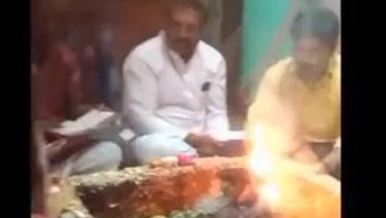 बावड़ी हादसे से पहले का विडियो आया सामने,पूर्णाहुति के साथ ही खत्म हुई जिंदगी