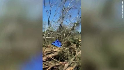 Video shows damage caused by tornado in Adamsville, Tennessee