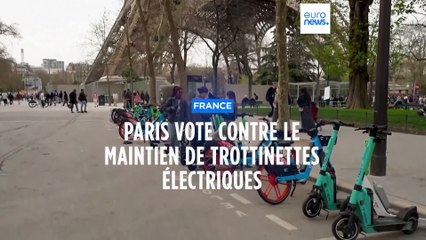 Les Parisiens partagés sur l'interdiction des trottinettes électriques