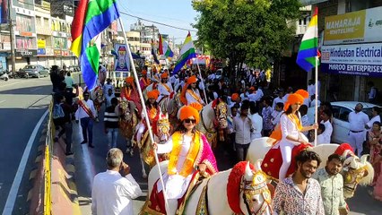 Video... भगवान महावीर के जयकारों से गूंजा लेकसिटी