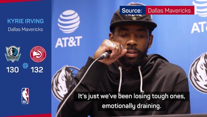 Kyrie 'emotionally drained' as playoff hopes dealt another blow