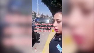 Policía recibe multa por estacionarse en sitio prohibido