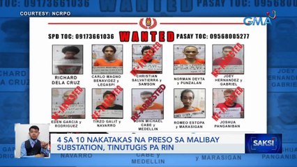 Download Video: 4 sa 10 nakatakas na preso sa Malibay substation, tinutugis pa rin | Saksi