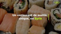 Un restaurant de sushis, unique, en Syrie