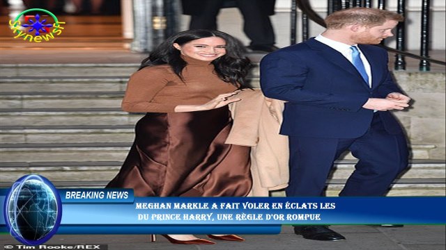 Meghan Markle a fait voler en éclats les du prince Harry, une règle d'or rompue