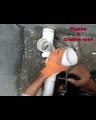 PVC pipe connection for drain water