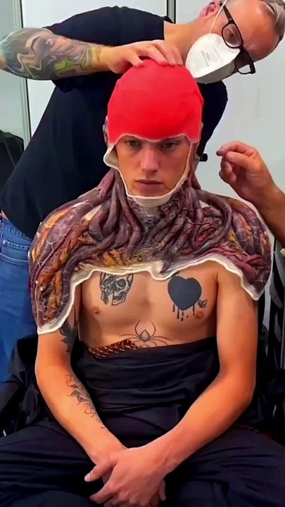 The Vecna Makeup transformation is  #shorts #strangerthings #netflix