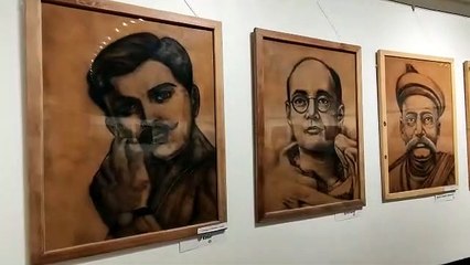 पेंटिंग्स में स्वतंत्रता सैनानियों की शौर्य गाथा