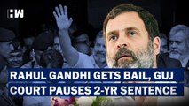Headlines: Rahul Gandhi Gets Bail, Gujarat Court Pauses 2-Year Sentence | PM Modi | Congress