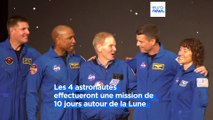 La Nasa dévoile le nom des quatre astronautes qui s'envoleront vers la Lune