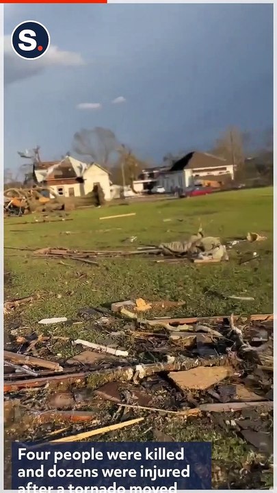 Man Documents Tornado Damage in Northeast Arkansas