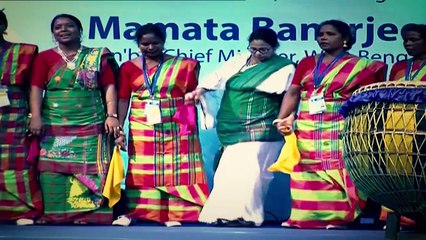 Mamata Banerjee Funny Tribal Dance