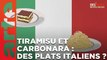 Les carbonara et le tiramisu sont-ils des plats traditionnels italiens ? / ARTE Désintox du 03/04/2023