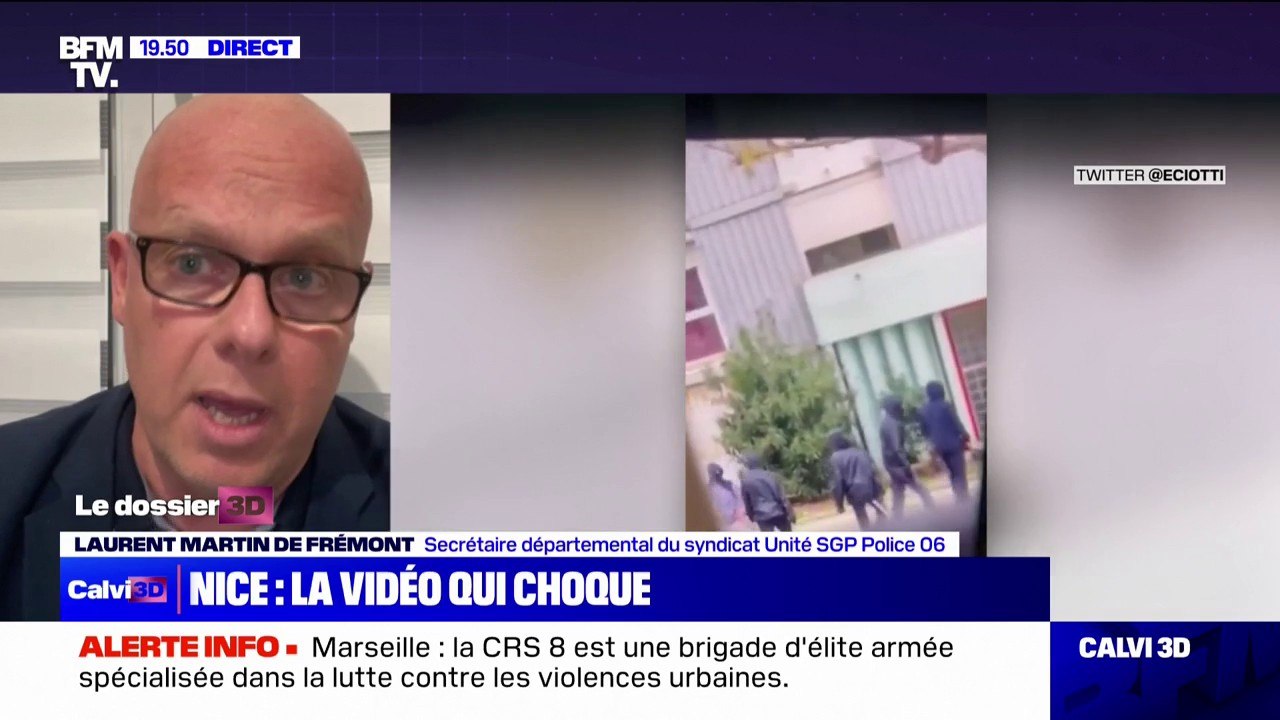 "Il y a 25 ans ces individus avaient des battes de baseball, 25 ans plus tard ils ont des armes": Laurent Martin de Frémont (Unité SGP Police 06) réagit à la vidéo montrant des individus armés à Nice