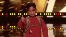 7-Year-Old Aneeshwar Kunchala Wins The Judges' Hearts With a Moving Message  AGT All-Stars 2023 | Got Talent Global