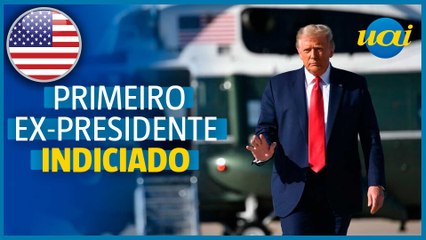 Em fato inédito nos EUA, Trump vai ao tribunal como denunciado