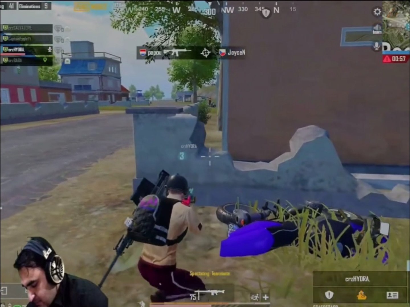 Pubg 1v4 on pro squad