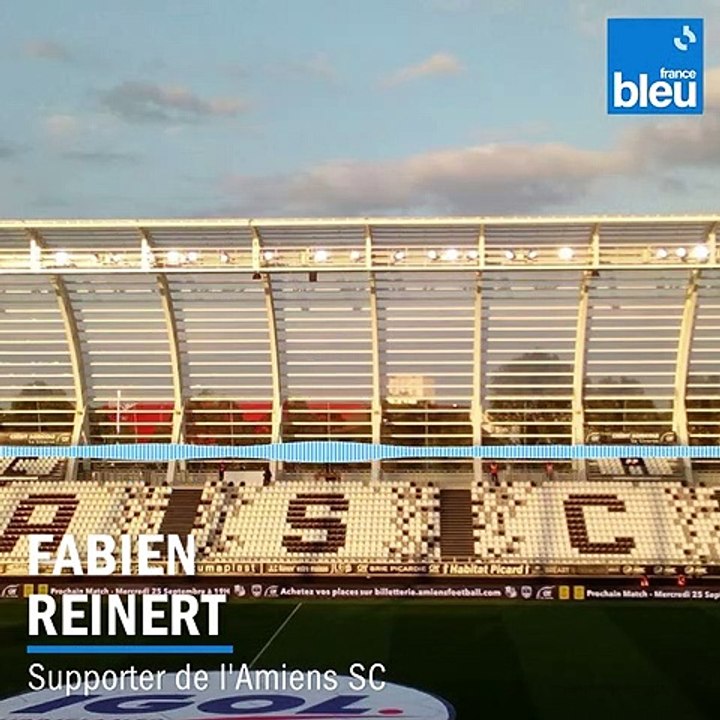Fabien Reinert, supporter de l'Amiens SC