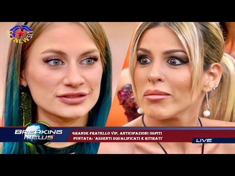 Grande Fratello Vip, anticipazioni ospiti puntata: 'Assenti squalificati e ritirati'