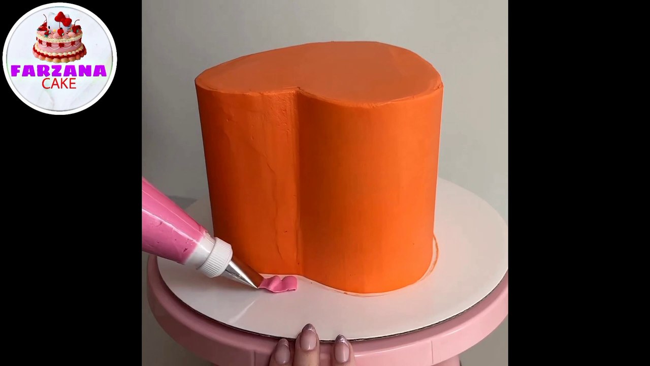 Beautiful Heart Cake Decorating Ideas like a Pro | Amazing Cake Decorating Tutorial For beginners