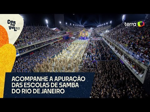 Acompanhe a apuração das escolas de samba do Rio