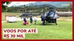 Turistas pagam até R$ 30 mil para deixarem litoral norte de São Paulo em helicópteros