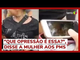 Mulher debocha da polícia após ser presa com 13 celulares na calça em bloquinho de carnaval em SP