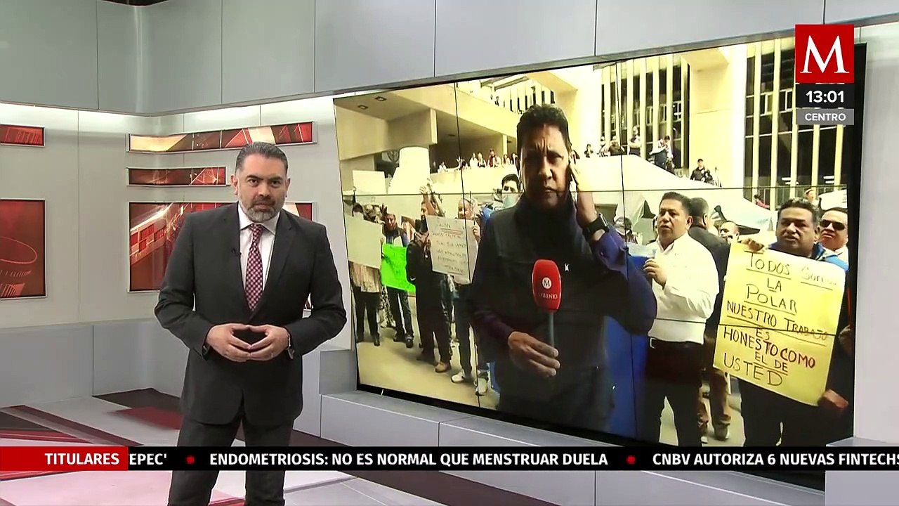 Trabajadores de "La Polar" se protestan en alcaldía Cuauhtémoc; piden reapertura de restaurante