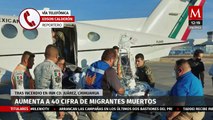 Suman 40 migrantes muertos tras incendio en estación del INM; hay 23 hospitalizados