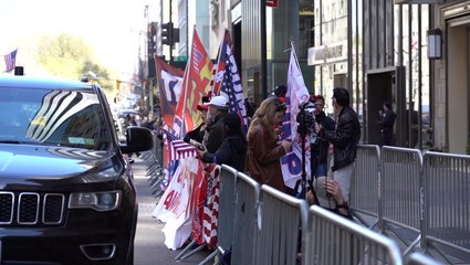 New Yorkers prepare for arraignment of Donald Trump