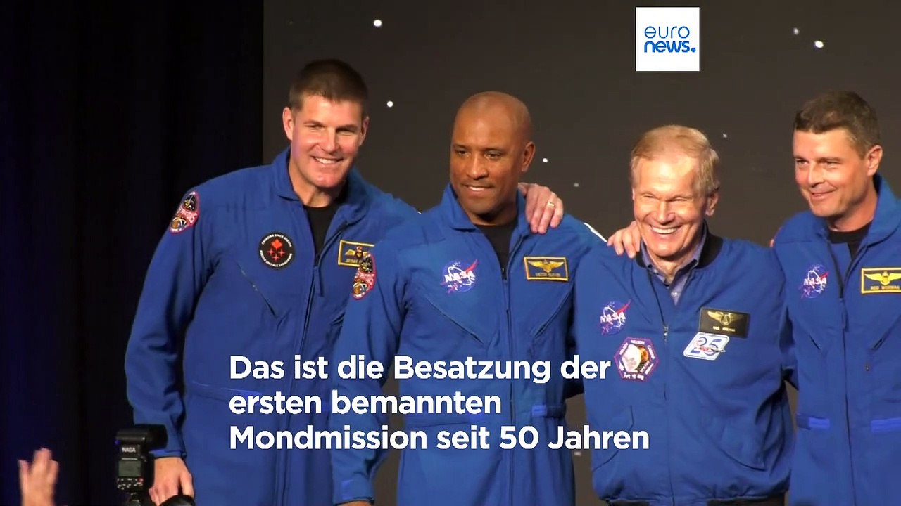 Erste bemannten Mondmission seit 50 Jahren: 3 Männer und 1 Frau fliegen mit