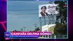 Denuncian actos anticipados de campaña de Delfina Gómez en Texcoco