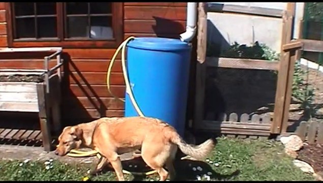 Comment faire un cache pour bidon récupérateur d'eau de pluie