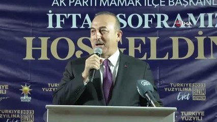Dışişleri Bakanı Çavuşoğlu, Ankara'da iftar programına katıldı