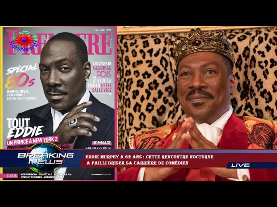 Eddie Murphy a 62 ans : cette rencontre nocturne  a failli briser sa carrière de comédien